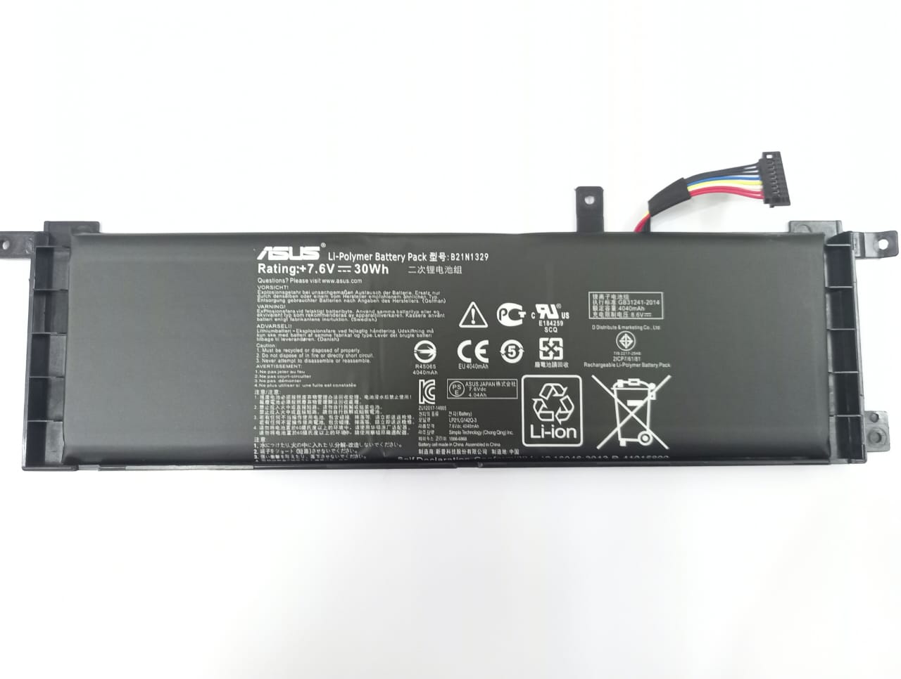 Batre Laptop ASUS Asus Seri X: X453, X453M, X453MA, X453S, X453SA, X553, X553M, X553MA, X553S, X553SA, X403, X403M, X403MA, X503M.